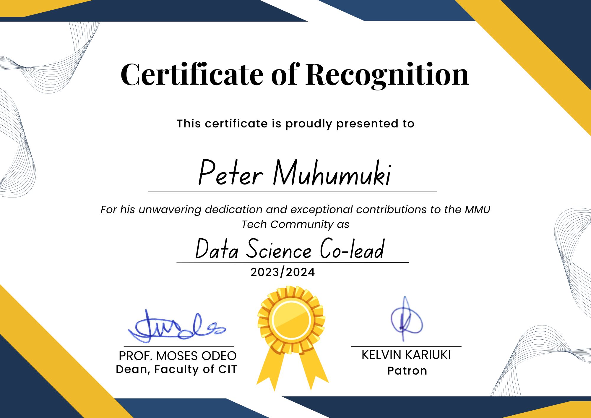 Data Science & AI Co-lead